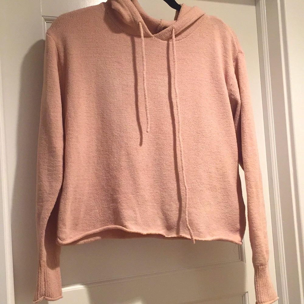 Blush hoodie sweater